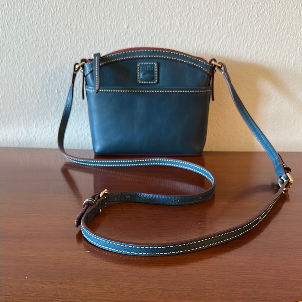 Dooney & Bourke Blue Crossbody Bag with Adjustable Strap